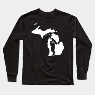 Michigan Bigfoot Long Sleeve T-Shirt